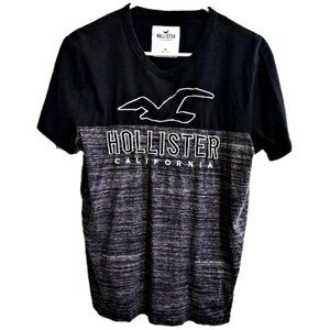 Hollister M Short Sleeve Men's Embroidered Logo Cotton T-Shirt Multicolor
